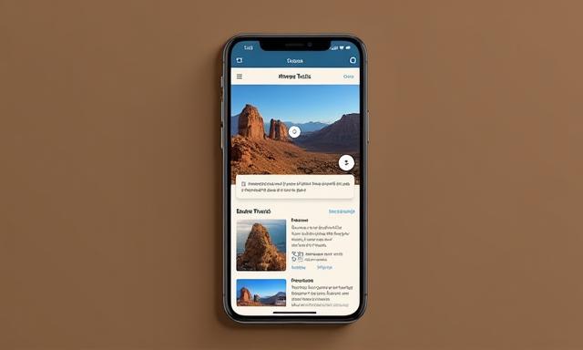 Nomad Trails travel guide on mobile